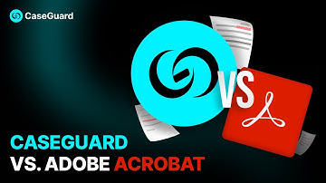 CaseGuard vs Adobe Acrobat: PDF Redaction Software Comparison