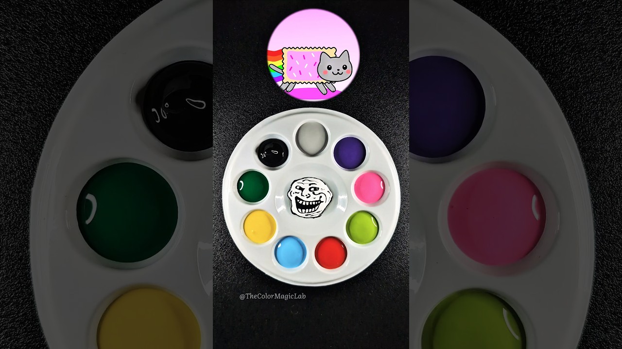 Sprunki OC Color Mixing 👀 Trollface 😆 