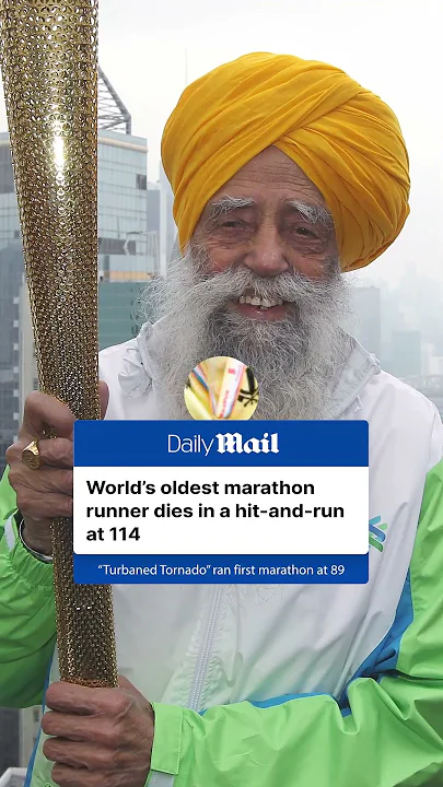 The world’s oldest marathon runner has died at the age of 114 from a road accident in India