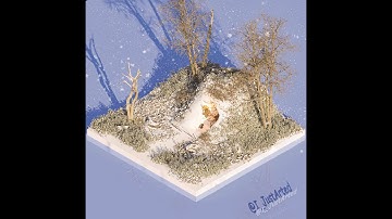 Blender 3.0 Winter Cave Time Lapse