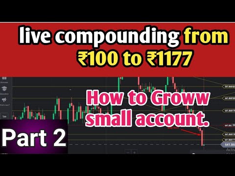 live  4step compounding from 100 to 1177 / How grow account from small amount part 2