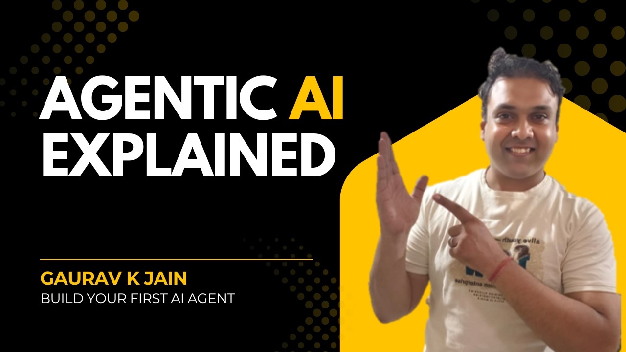 Agentic AI Explained Simply 🚀 Build Your First AI Agent in Python (Step ...