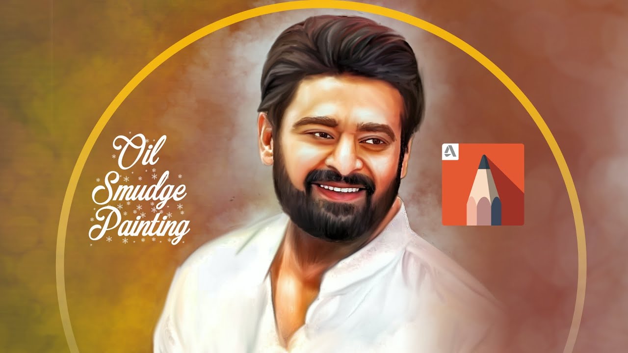 How to do Digital oil Smudge Painting using Autodesk Sketch book | Full length | Hair |  face