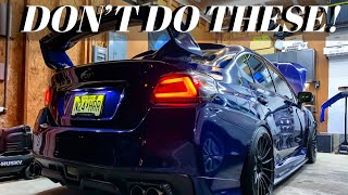 5 Things You Should NEVER Do To Your WRX STI