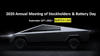 Tesla Battery Day Full w\/chapters + 2020 Annual Meeting 4K