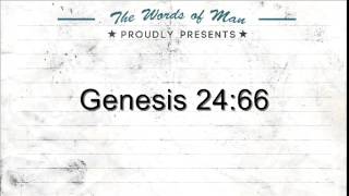 The Holy Bible: Genesis 24:64