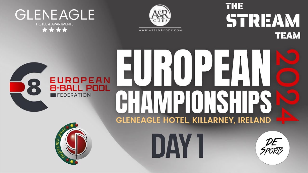 European 8 Ball Pool Championships Ireland 2024 (Table 2) YouTube