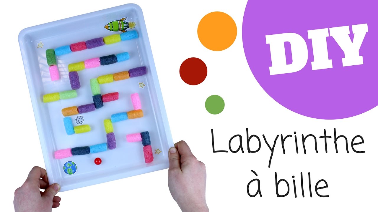 Fabriquer un labyrinthe à bille pour enfants (DIY / Tutoriel vidéo