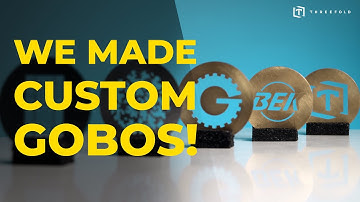 We made our own gobos for the Aputure Spotlight! How