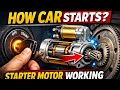 How a Car Starter Motor Works ⚙️ | Simple Explanation for Beginners