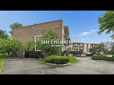 9840 S Pulaski Road Unit 106, Oak Lawn, IL home video tour