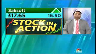 Saksoft mentioned in CNBC Awaaz! screenshot 5
