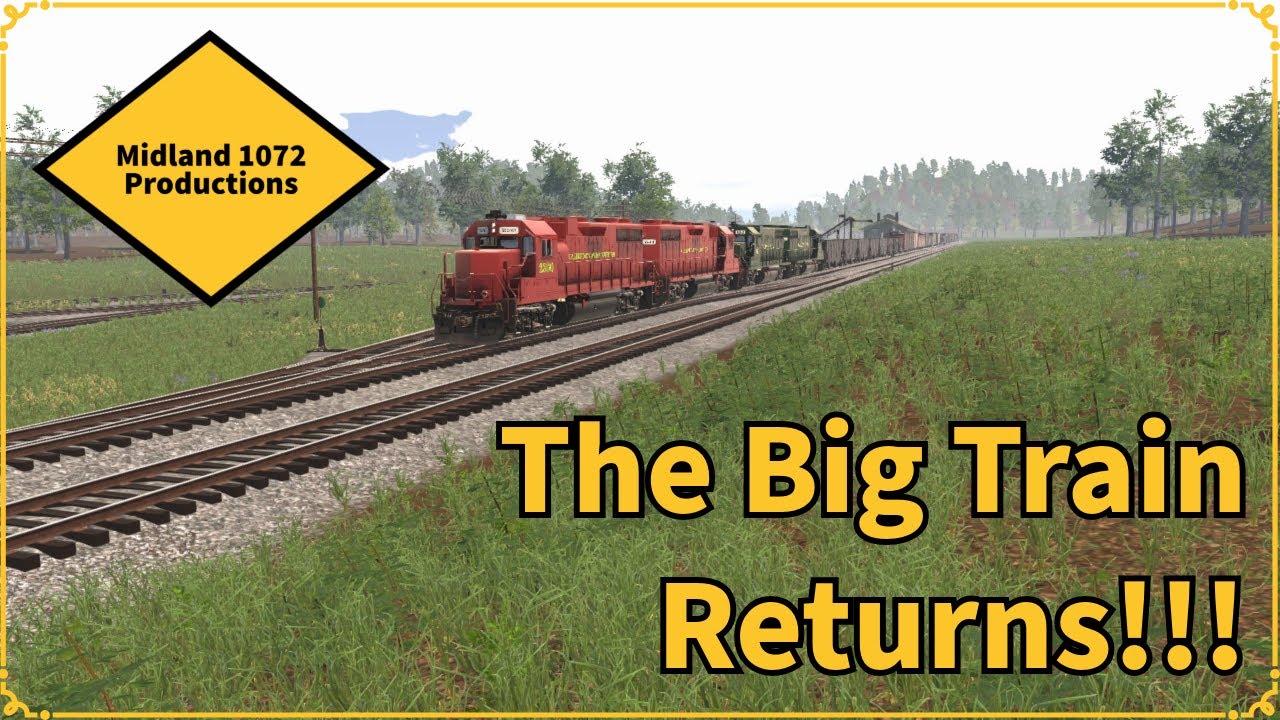 Большой поезд возвращается - МОДИРОВАННАЯ железная дорога!