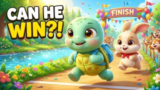 The Little Turtle Who Never Gave Up 🐢 | Amazing Race Story for Kids
