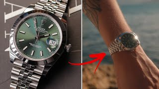 Rolex Datejust 41  Why You SHOULD Get The Smooth Bezel (Mint Green Dial   ref 126300)