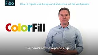 How To Repair Small Chips And Scratches In Fibo Wall Panels?