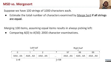 [Radix vs. Comparison Sorting1, Video2] - Cost Model Analysis of Radix Sort vs Comparison Sort