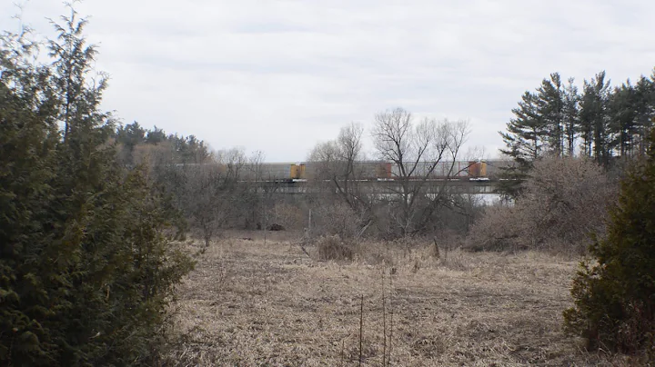 STEWART TOWN TRESSLE WITH A CN TRAIN