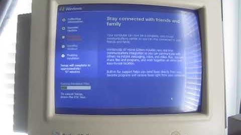 Upgrading From Windows 98 to Windows XP Part 1