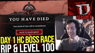 Diablo 4 - Level 100 HC Rogue RIP on Day 1