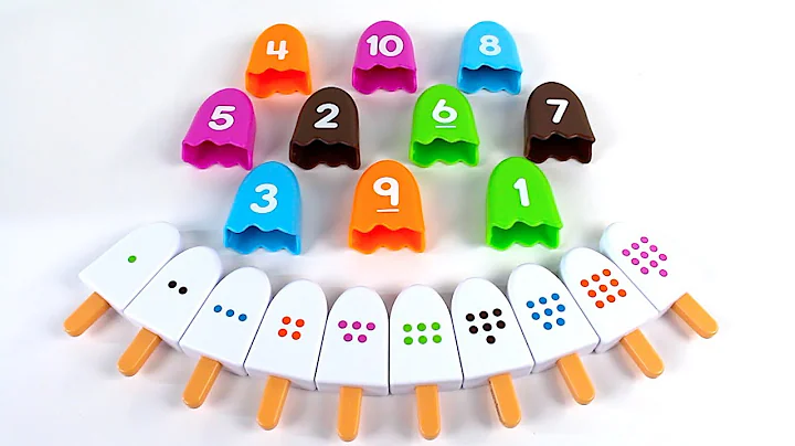 Best Learn Numbers, Counting, Shapes with Ice Cream Toys Preschool Toddler Learning Toy Video