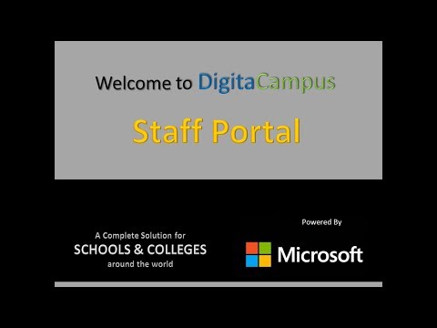 Digitacampus Staff Portal - Campus Management System Solution for School and College