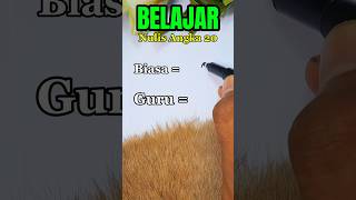 Belajar Nulis Angka 20 kaligrafi #kaligrafi #shorts #short