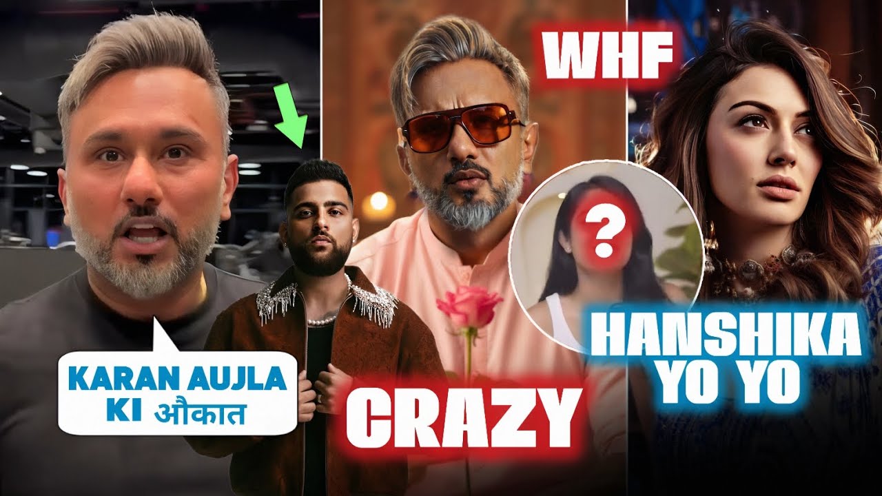HONEY SINGH VS KARAN AUJLA 😨 NIDHI PODCAST | YO YO HONEY SINGH & HANSHIKA | YO YO NEW SONG T SERIES