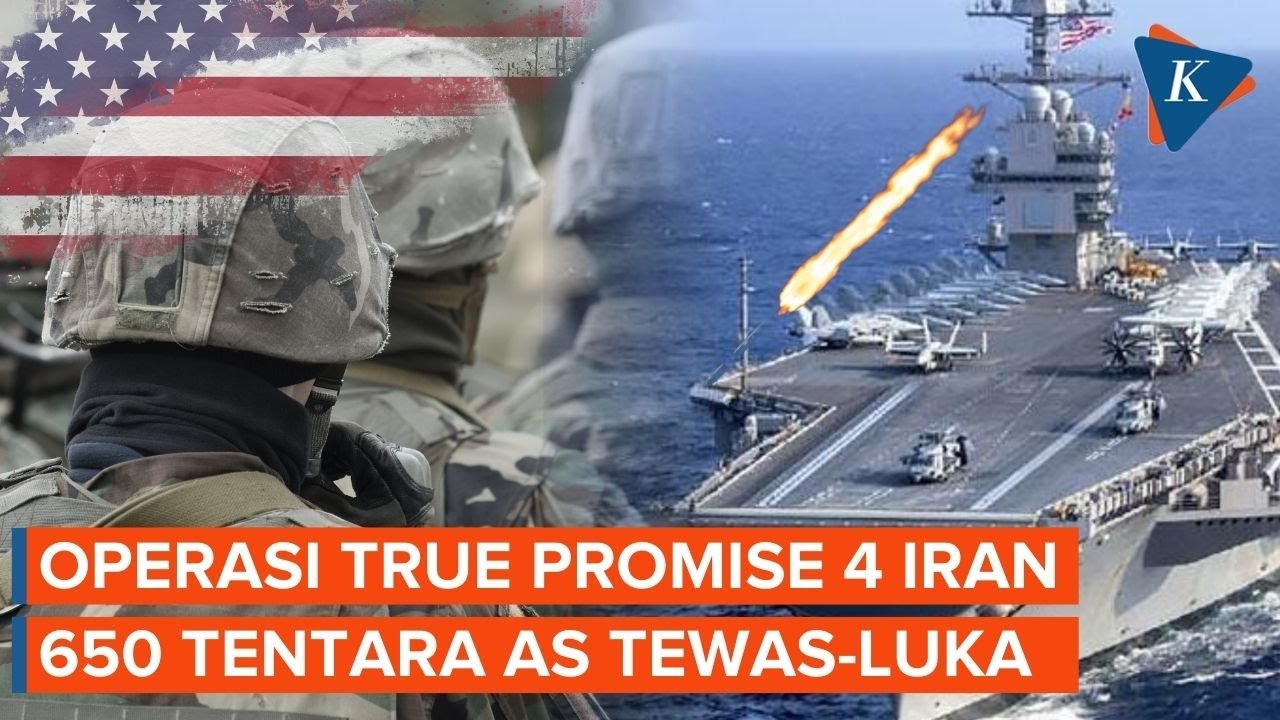 Iran Klaim 650 Tentara AS Tewas-Luka dalam Operasi True Promise 4, USS Abraham Lincoln Mundur