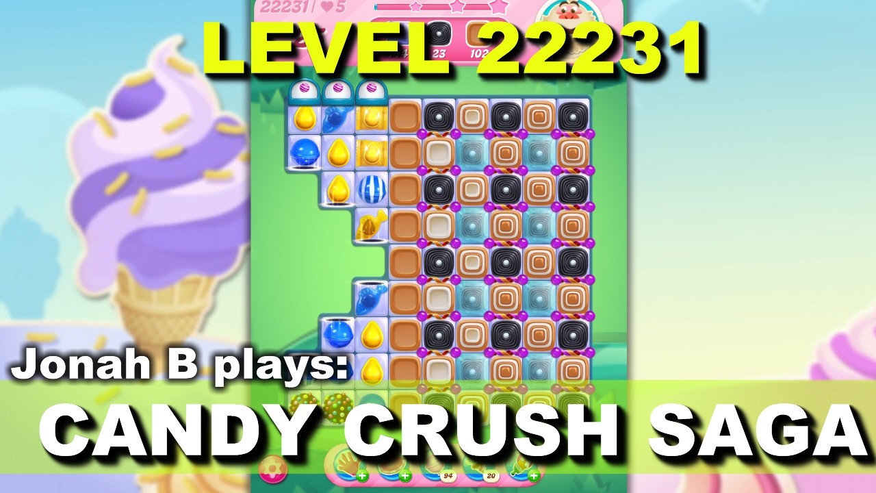 Candy Crush Saga Level 22231 - YouTube