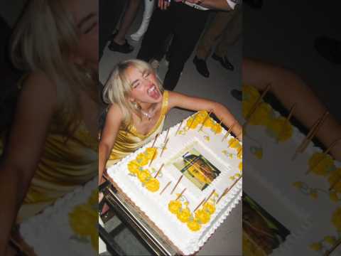 Sabrina Carpenters 25Th Birthday Cake Was A Leonardo Dicaprio Meme Shorts