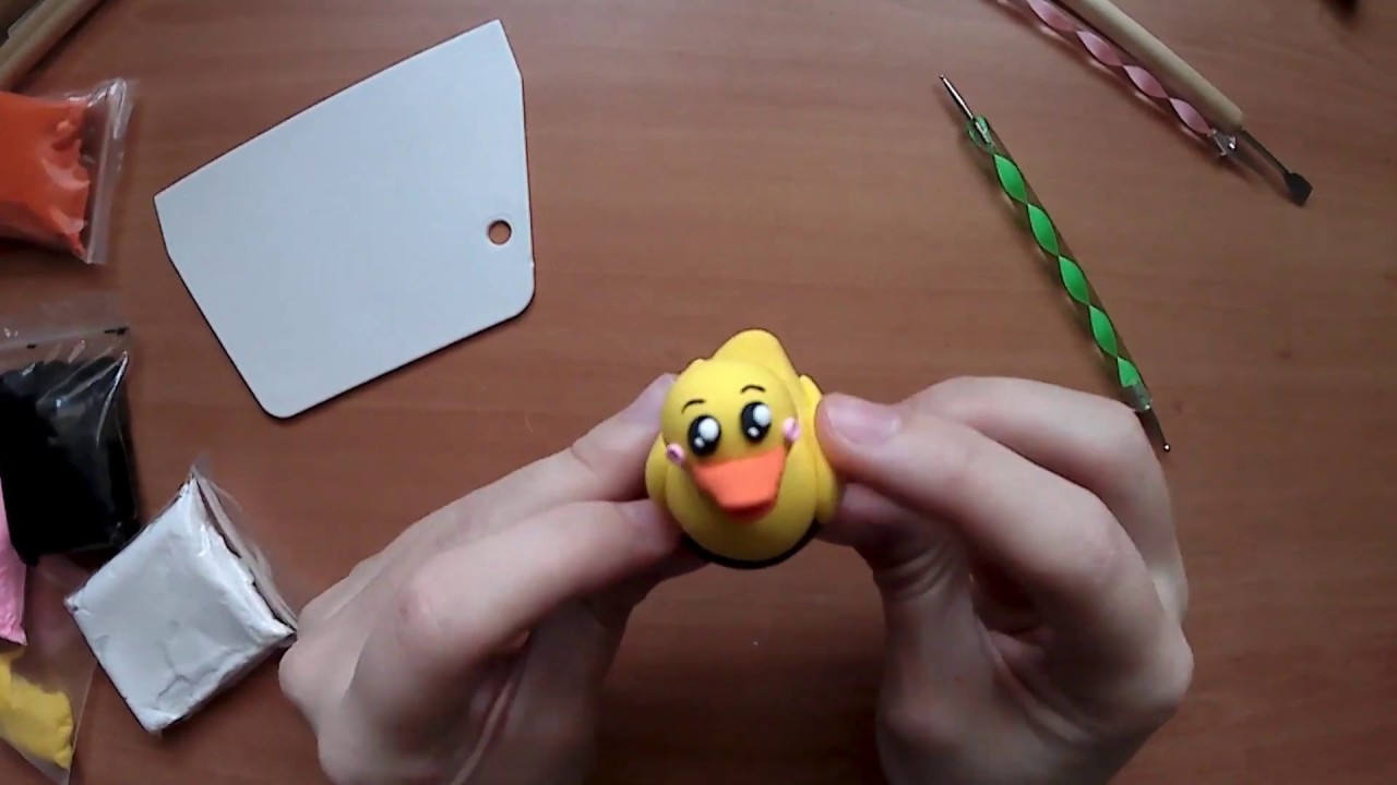 Cómo hacer un pato de arcilla o plastilina súper adorable