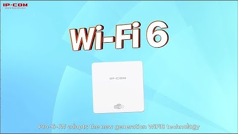 IP-COM Pro-6-IW AX3000 Wi-Fi 6 Wireless In-Wall Access Point