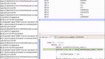 Navigator ICS Multicore Debug: 5 - Debugging 4 Devices