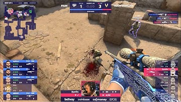 ZywOo crazy AWP 2k noscope | 1v4 clutch attempt