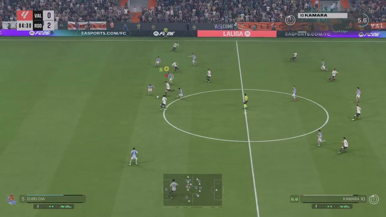 اول مباراة رسمية ل kamara{ مهنة لاعب #2}