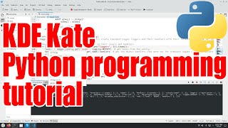 KDE Kate how to program in Python tutorial - March 2025 - c0fe2786
