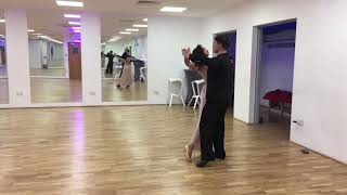 How to dance Natural Spin Turn & Chasse in Slow Waltz - Novice