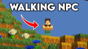 How to Make a Walking NPC in Minecraft!