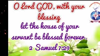 2 Samuel 7:29 | #JOYFULDAY #BIBLE #VERSE #ANGM