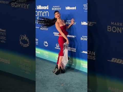 Katy Perry arrives to the Billboard Women in Music red carpet