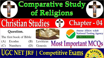 Christian Religion MCQs | Comparative Study of Religions | UGC NET | Religious Studies | Chapter-04