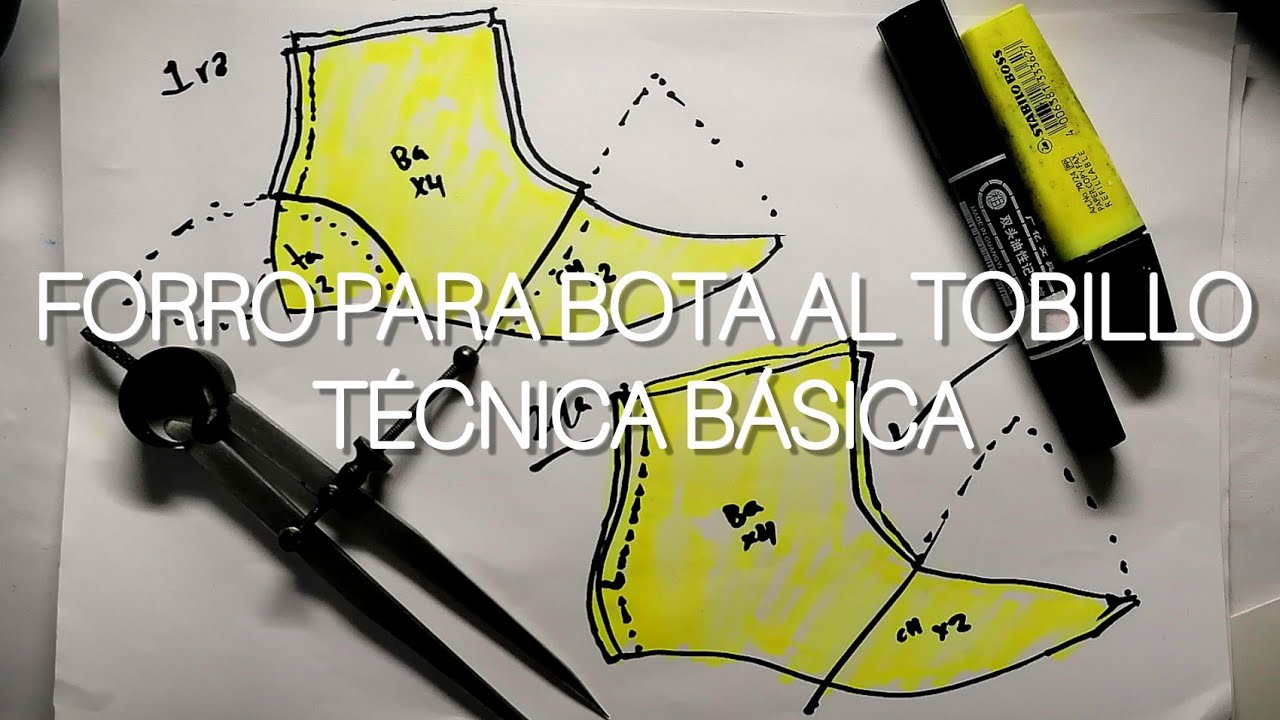 Técnicas Básicas para sacar el FORRO DE BOTA AL TOBILLO - YouTube