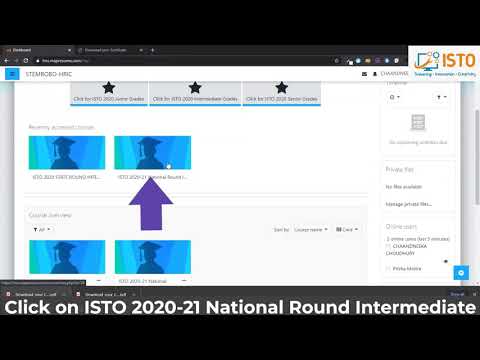 How to download Certificates? | Step by Step Process | ISTO 2020