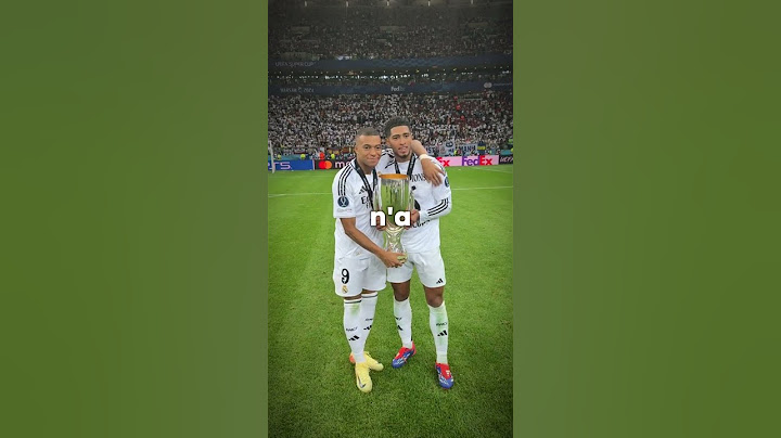le premier but de mbappe au Real Madrid