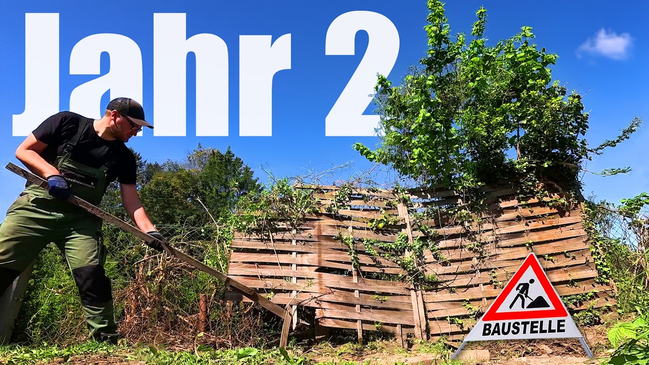 Mein 2. Jahr im KLEINGARTEN - Abriss, Renovierung, Aufbau | Garten 9