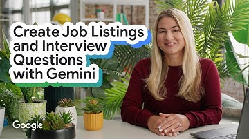 Streamline Your Hiring Process with Gemini | Make AI Work for You | Google