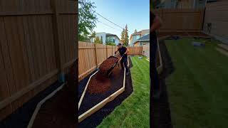 Backyard MakeoverRaised Garden Bed Landscaping Transformation Timelapse 🌿🏡