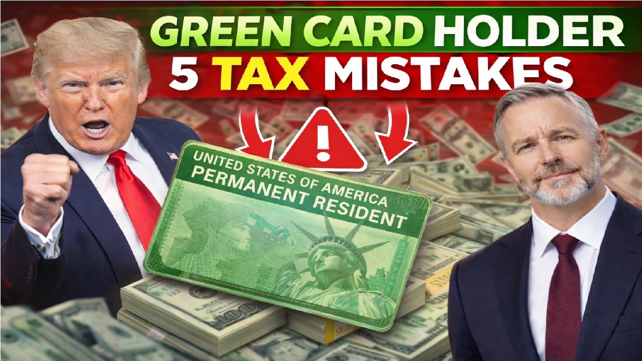 Green Card Holders: 5 Tax Mistakes That Could Cost You Your Green Card in 2026 | IRS Warning