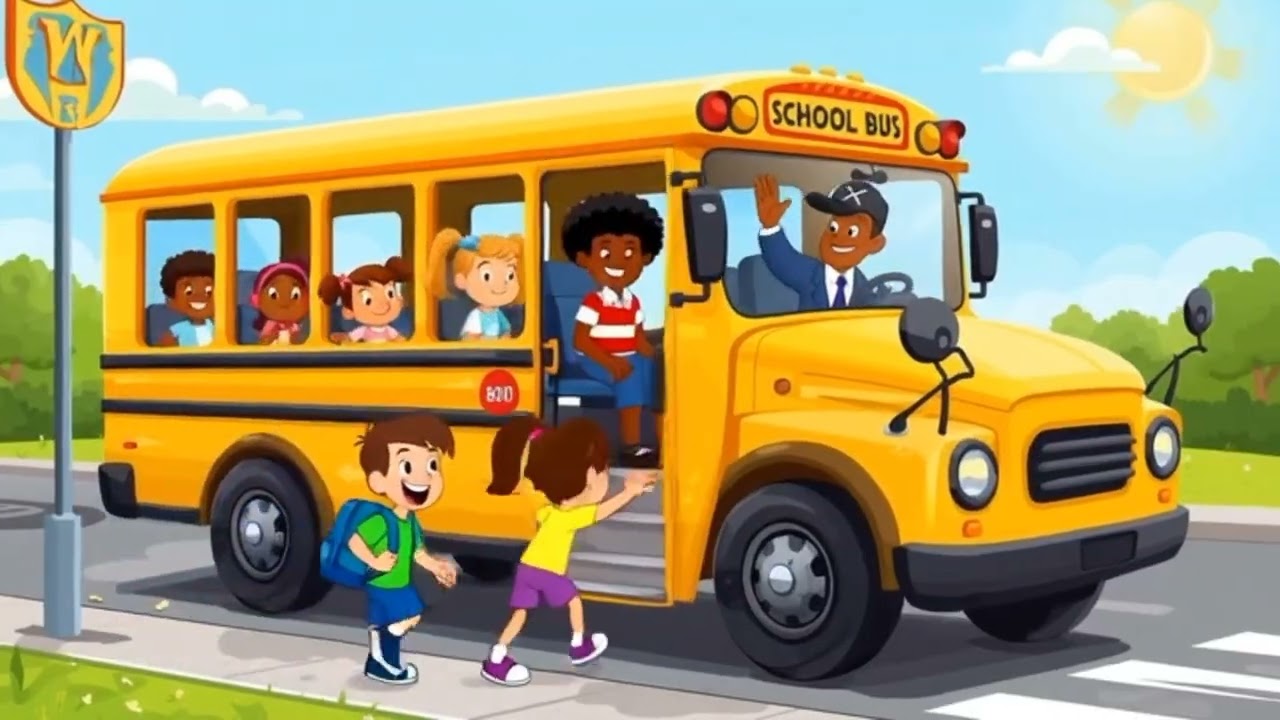 Wheels on the bus | Kids and toddlers song @rishinikids 
